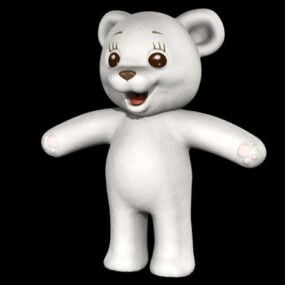Pooh Bear Toy 3d-model