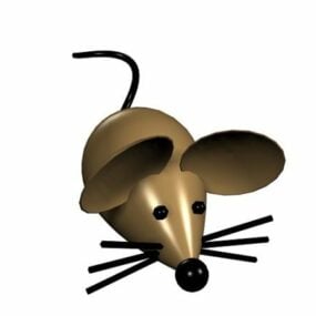Cute Cartoon Mouse Toy 3d model