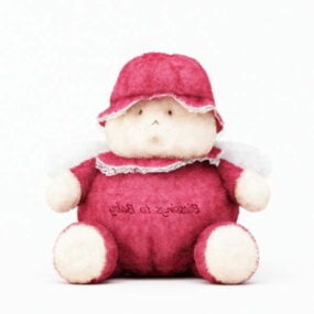 Cute Plush Bear 3d model