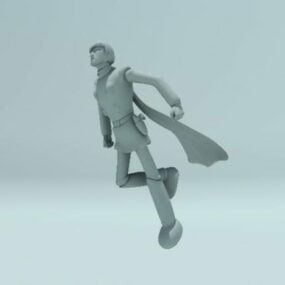 Personnage Cyborg Superman modèle 3D