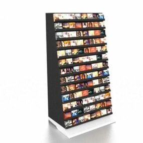 Múnla Dvd Display Rack 3d saor in aisce