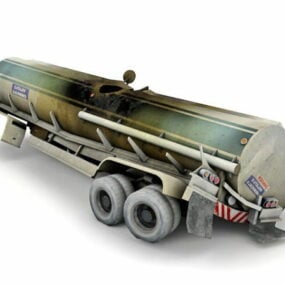 Skadet Fuel Tanker 3d-modell