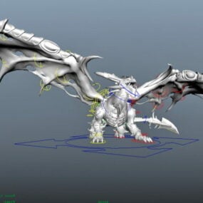 Dark Evil Dragon 3d model