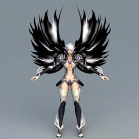 Dark Gothic Angel 3d model