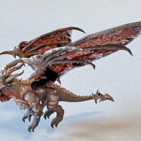 Deathwing Devil Dragon 3d-modell