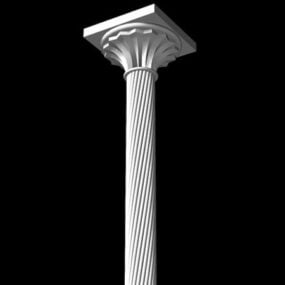 Decoratieve pijler 3D-model