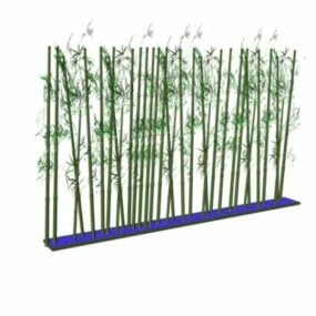 Hegn bambus materiale 3d model