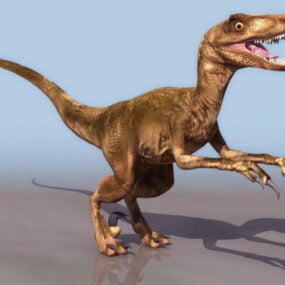 การ์ตูน Trex Dinosaur โมเดล 3 มิติ
