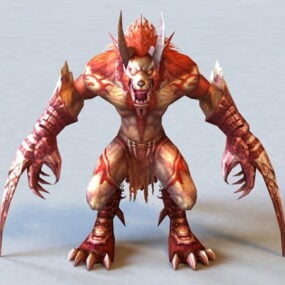 Demon Werewolf 3d model