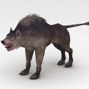 Model 3d Demon Wolf