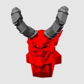 Demon Head Character 3d model
