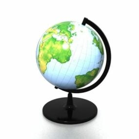 3д модель настольного земного шара