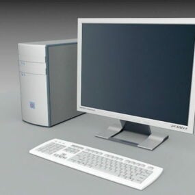 Desktop-Computer 3D-Modell