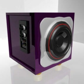 Desktop Speaker 3d model