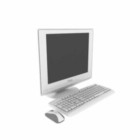 Model 3d Peranti Komputer Desktop