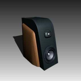 Audio Speaker Wood Cover 3d model
