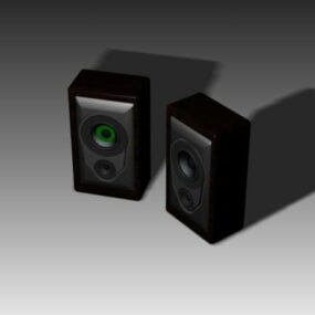 Gadget audio con altoparlante modello 3d