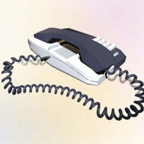 3д модель настольного телефона