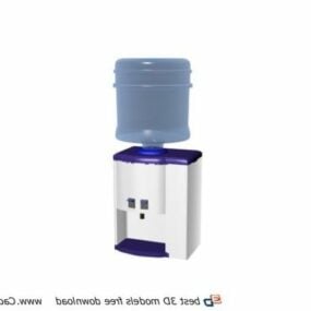 Modello 3d del distributore d'acqua da tavolo