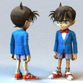 Sonic Hedgehog Cartoon Character 3d model