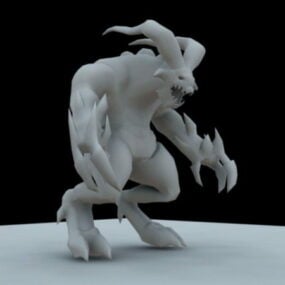 악마 괴물 3d 모델