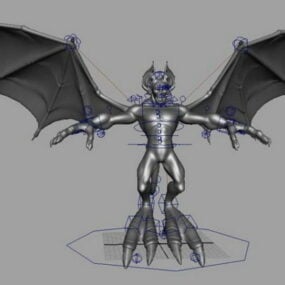 Devil Rigged 3d model