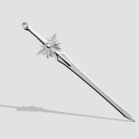 Diablo Iii El'druin La espada de la justicia Prop Réplica modelo 3d
