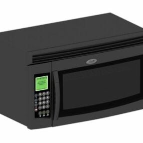Digital Control Grill Microwave 3d model