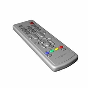 Digital Television Remote Control 3d model