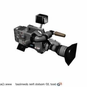 Modello 3d della videocamera digitale