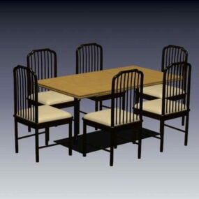 3д модель обеденных столов