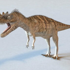 โมเดล 3 มิติไดโนเสาร์ Ankylosaurus ที่สมจริง