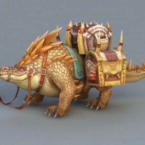 공룡 팩 동물 3d 모델