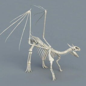 Mô hình bộ xương khủng long 3d