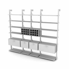 Furniture Display Shelf For Home 3d model