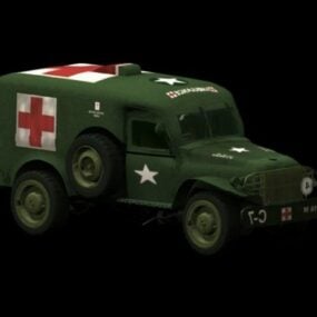 Dodge Wc54 Krankenwagen 3D-Modell