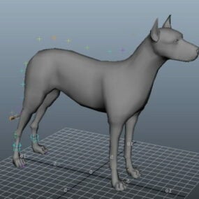 Plate-forme de chien modèle 3D