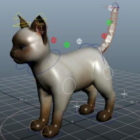 Binnenlandse Cat Rig 3D-model