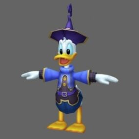 Karakter Donald Duck 3d-modell