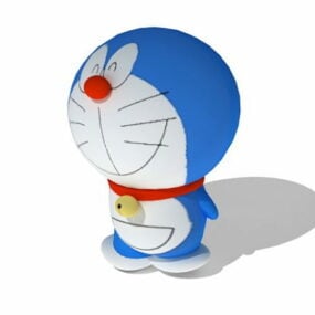 Model 3d Kucing Robot Doraemon