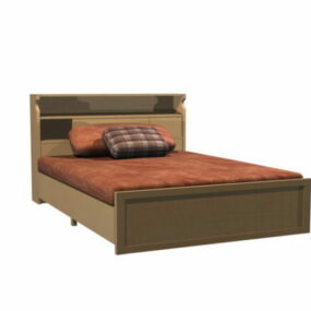 Double Size Chest Bed 3d model