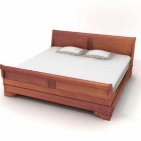 Huonekalut Double Wall Bed 3D-malli