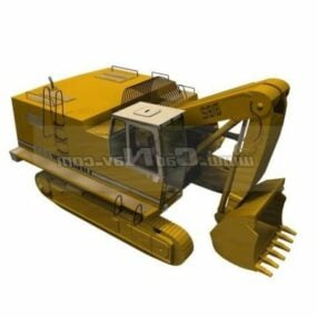 Dradging And Excavating Machine 3d model