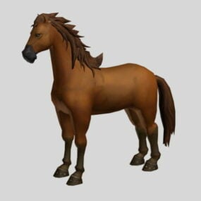 مدل سه بعدی اسب پیش نویس