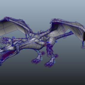 Dragon Creature Head 3d model