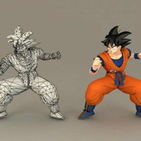 Dragon Ball Son Goku modelo 3d