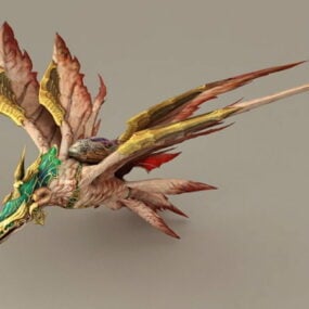 דגם 3D Dragon Bird