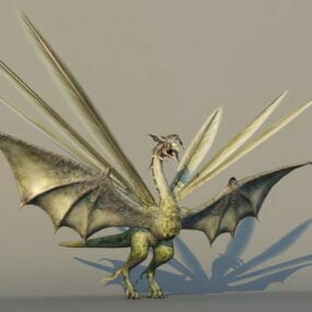 Drakenmonster 3D-model