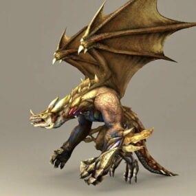 Dragon Guerrier modèle 3D