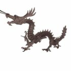 Dragon Wood Carving Animal